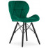 zielone aksamitne krzesła do jadalni zeno 6s