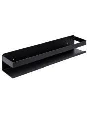 Czarna nowoczesna półka łazienkowa 40 cm - Derix w sklepie Edinos.pl