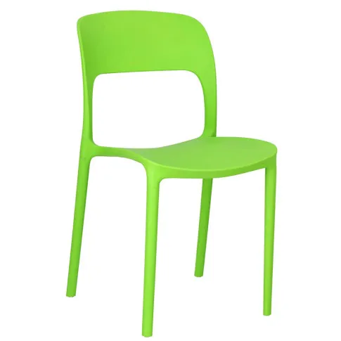 Zdjęcie produktu Limonkowe minimalistyczne krzesło - Ginger 2X.