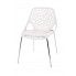 Zdjęcie produktu Białe krzesło ażurowe - Lenka.
