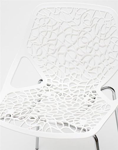 Modne krzesło Lenka - białe