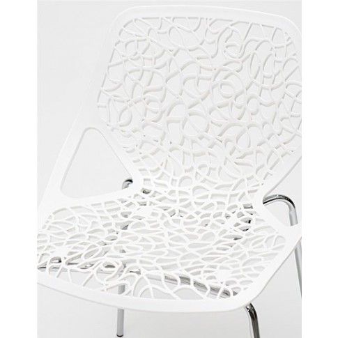 Zdjęcie krzesło Lenka białe do kawiarni - sklep Edinos.pl