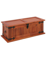 Drewniany kufer na pościel - skrzynia Zahari