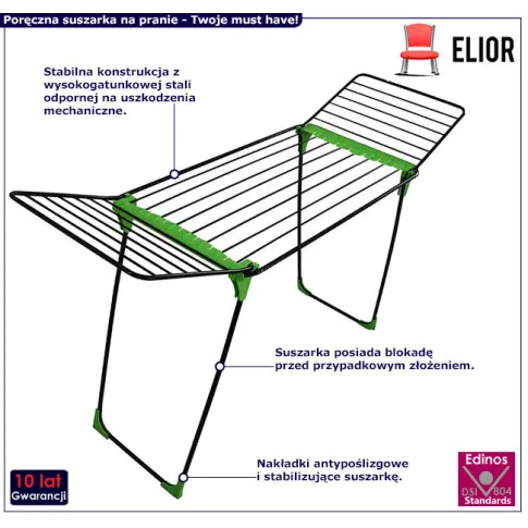 Suszarka na ubrania składana Zehio