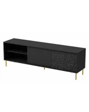 Czarna szafka pod telewizor 180 cm - Juppi 7X w sklepie Edinos.pl