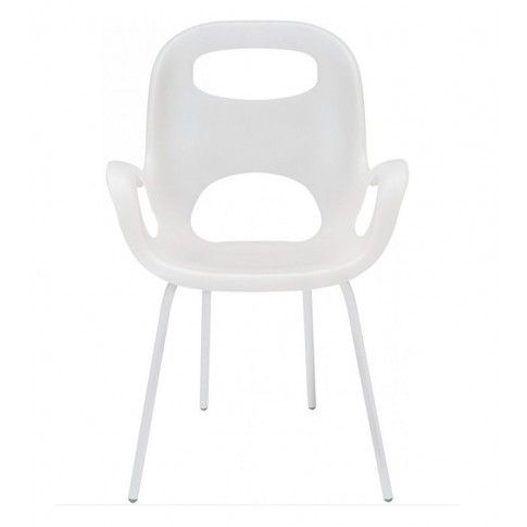 Zdjęcie produktu Minimalistyczne krzesło Giano - białe.