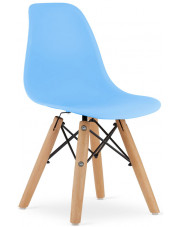 Niebieskie krzesło do pokoju dziecięcego - Suzi 3X w sklepie Edinos.pl