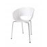 Zdjęcie produktu Designerskie białe krzesło - Malto.