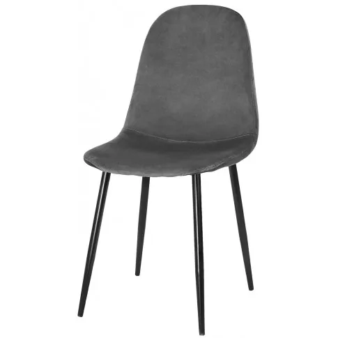 stylowe gładkie aksamitne krzesla do jadalni rosato