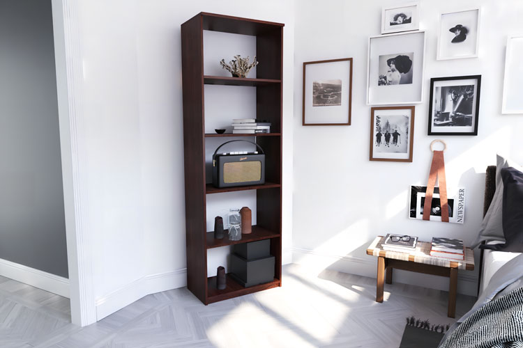 Otwarty regał na książki do pokoju młodzieżowego Stejar 5X