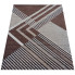 Brązowy nowoczesny dywan z wzorami - Fakir
