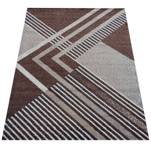 Brązowy dywan nowoczesny Fakir