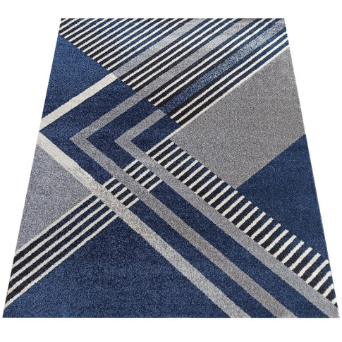 Niebieski dywan nowoczesny Fakir