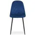 4x welurowe krzesło do jadalni granat paleo