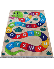 Kolorowy dziecięcy dywan z literkami alfabetu - Idem 8X w sklepie Edinos.pl
