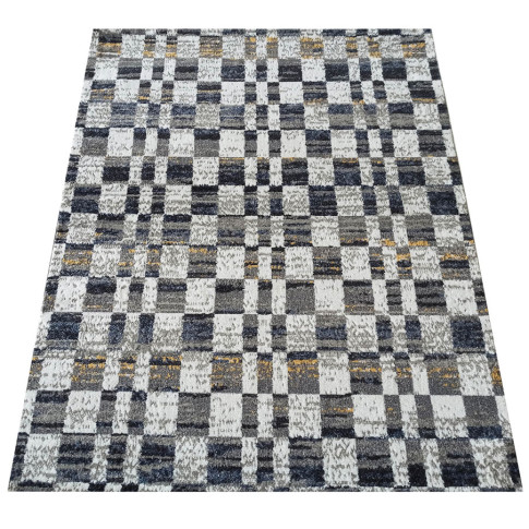 Nowoczesny dywan w prostokątne wzory Drefo 7X