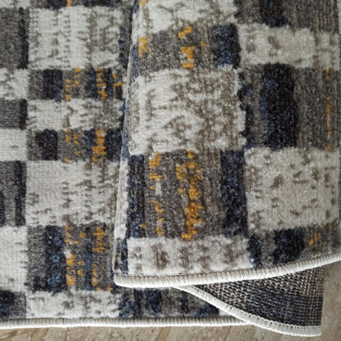 Prostokątny dywan w prostokątne wzory Drefo 7X