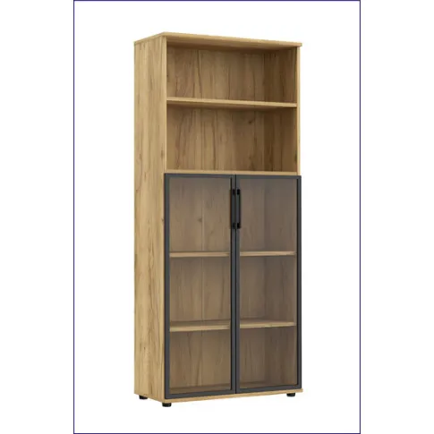 Regał do biura Noven kolor dąb craft