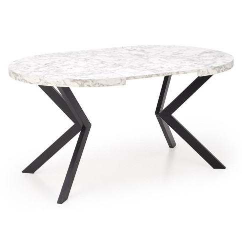 Nowoczesny stół z marmurkowym blatem Revlos