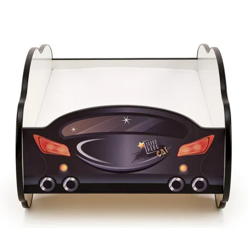 Granatowe łóżo Dantino