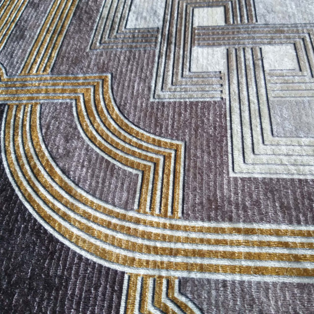 Prostokątny dywan ze zdobieniami do salonu Agito 5X