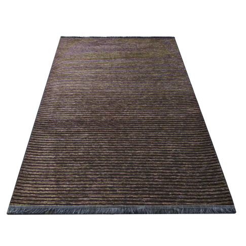 Brązowy dywan jednokolorowy Avox