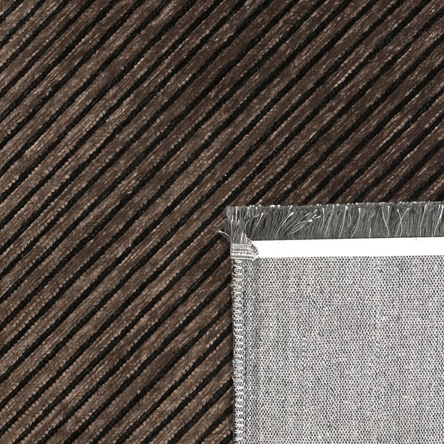 Skandynawski brązowy dywan prostokątny Avox