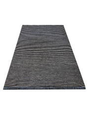 Czarno-biały nowoczesny dywan - Avox w sklepie Edinos.pl