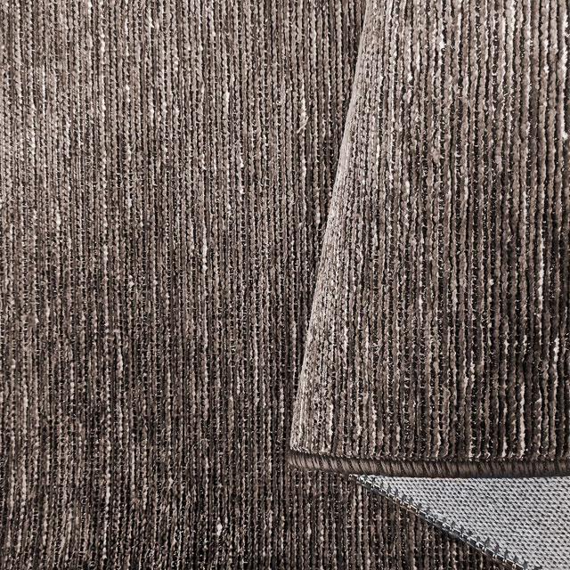 Prostokątny brązowy dywan nowoczesny rapson