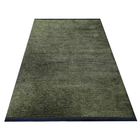 Zielony nowoczesny prostokątny dywan Rapson