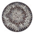 Okrągły nowoczesny zdobiony dywan Hrimo