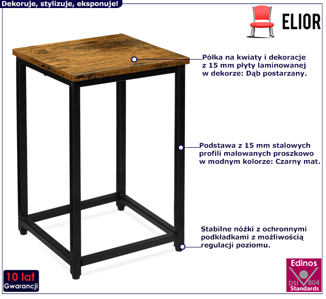 Industrialny kwietnik Rapis 3X