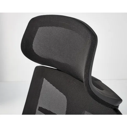 Czarny fotel obrotowy Luxurion