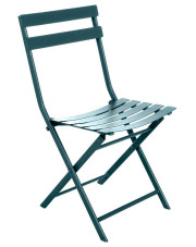 Morskie stalowe krzesło balkonowe, ogrodowe - Tuvo 3X w sklepie Edinos.pl