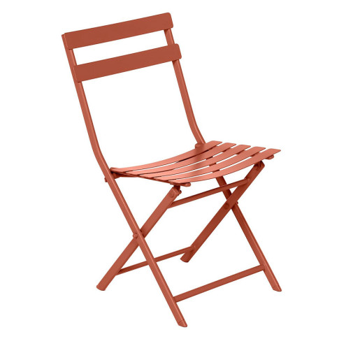Pomarańczowe krzesło ogrodowe Tuvo 3X