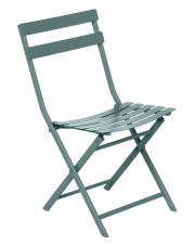 Zielone krzesło ogrodowe tarasowe - Tuvo 3X w sklepie Edinos.pl