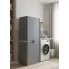 Szara szafa gospodarcza dwudrzwiowa   Kermi 4X