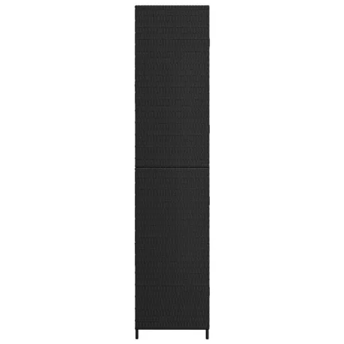 czarna szafa ogrodowa do garażu na taras erda 5