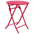 Czerwony składany stolik do ogrodu - Tuvo 4X