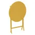 Musztardowy stolik do ogródków restauracyjnych Tuvo 4X