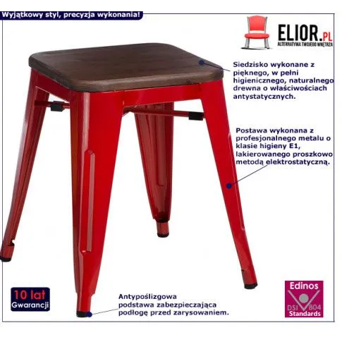 Fotografia Taboret Maye - czerwony z kategorii Taborety