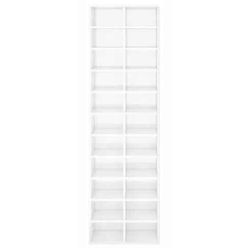 Biała wysoka szafa Vaxon