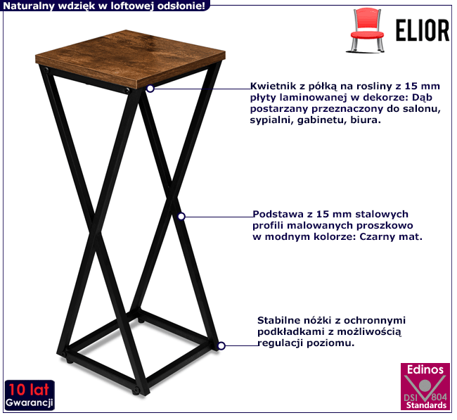 Industrialny kwietnik Hagar 7X