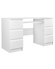 Białe biurko komputerowe - Liner 2X w sklepie Edinos.pl
