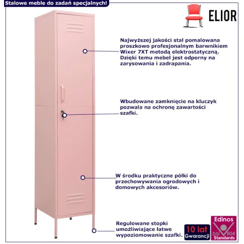 infografika metalowa szafa na klucz rozowy garu 6x