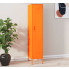 przykładowa aranżacja z zastosowaniem industrialnej stalowej szafy na klucz garu 6x w kolorze pomarańczowym