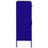 ciemnoniebieska stalowa szafka na nóżkach industrialna garu 8x