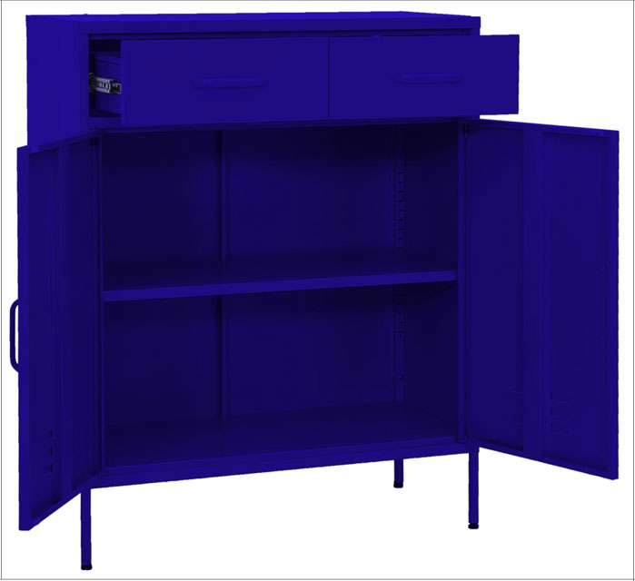 Granatowa szafka na narzędzia Dova 3X