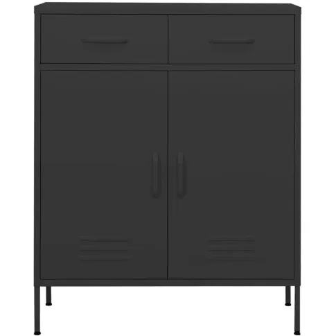 czarna stalowa szafka na narzędzia garu 3x