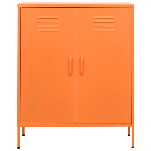 pomarańczowa stalowa szafka na narzędzia garu 8x